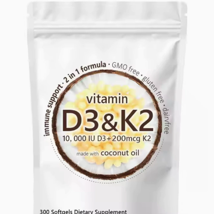 Vitamin D3 + K2 Immune Support Softgels